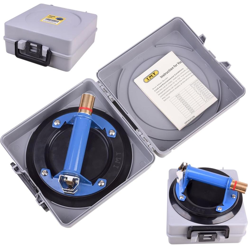 Copa de Succión de Metal IMT 20.32cm para Vidrio 120kg