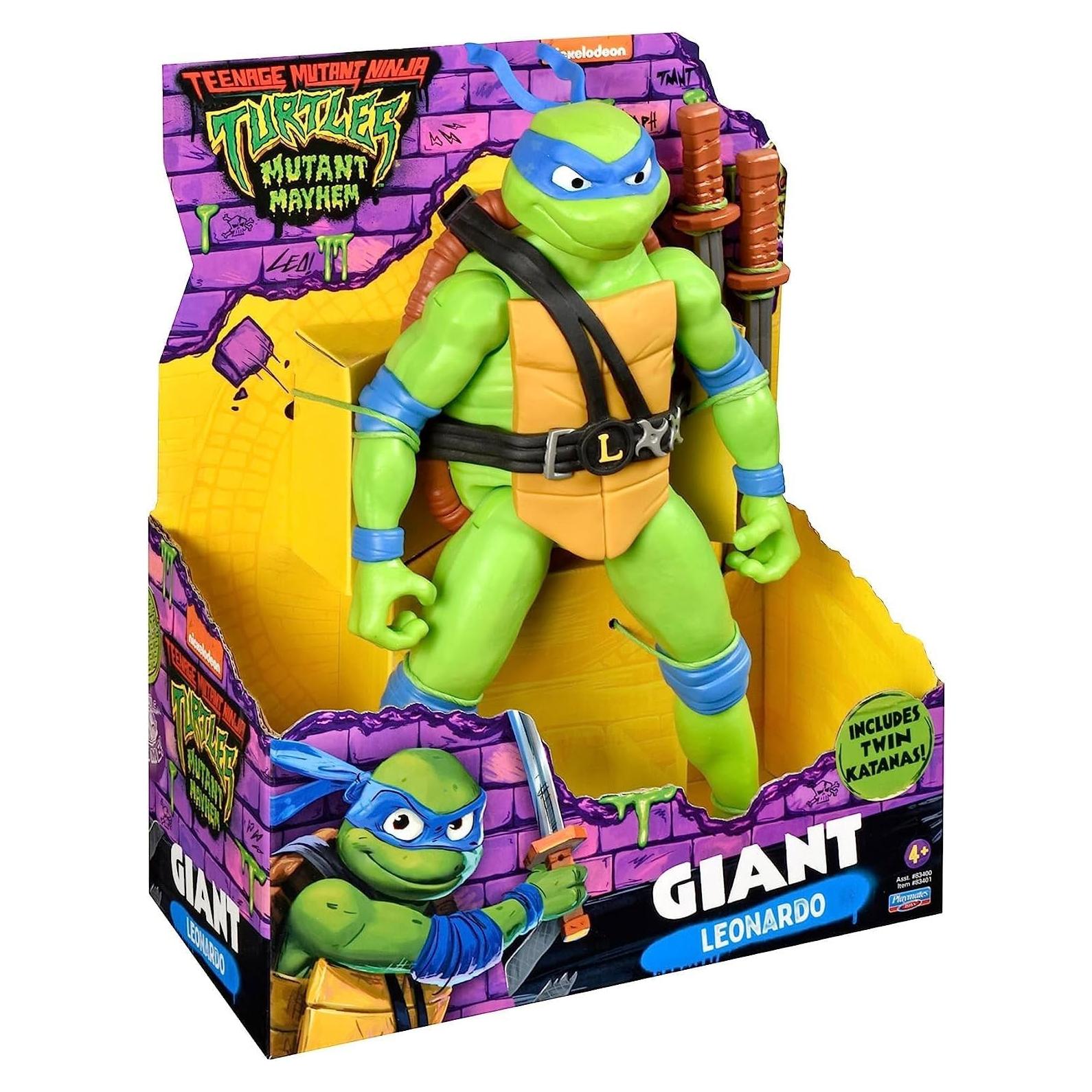 Figura Gigante Leonardo 30 cm TMNT Mutant Mayhem Playmates