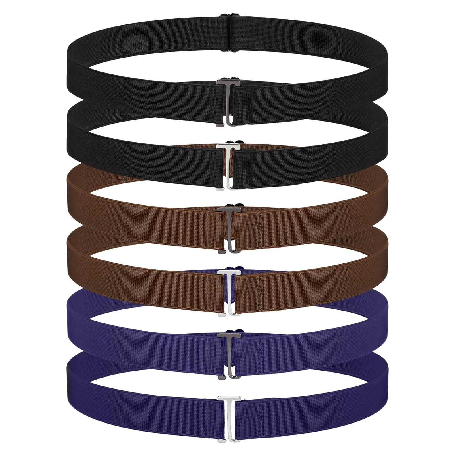 Cinturones Invisibles Elásticos SATINIOR 6 Pcs para Mujeres