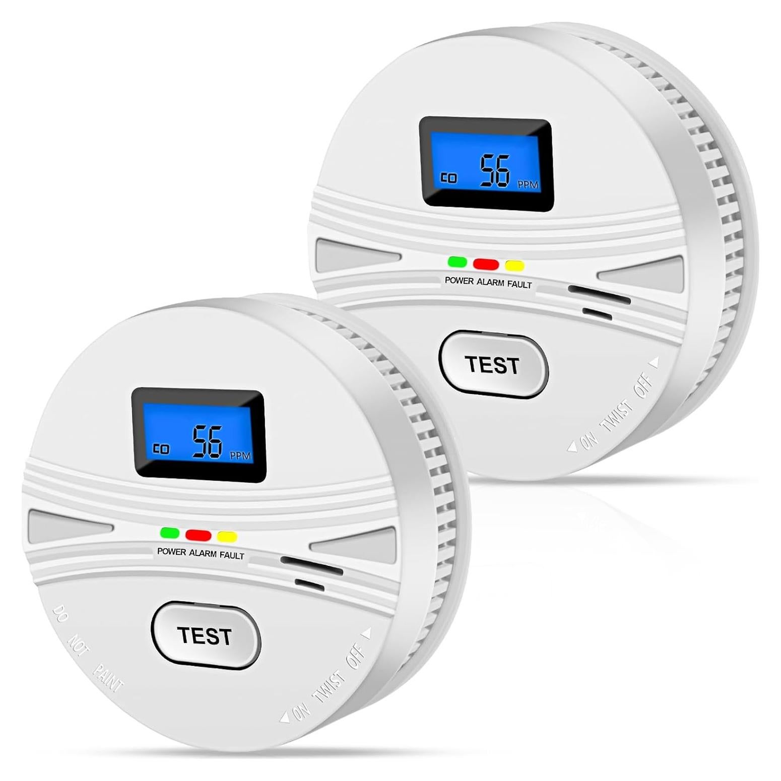 Combo 2 Detectores de Humo y Monóxido LEMONTail PTH-906