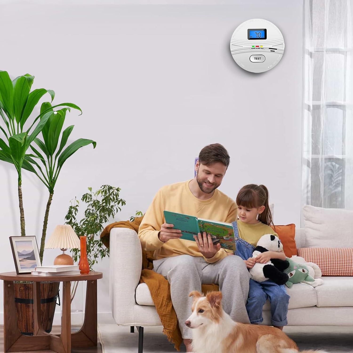 Combo 2 Detectores de Humo y Monóxido LEMONTail PTH-906