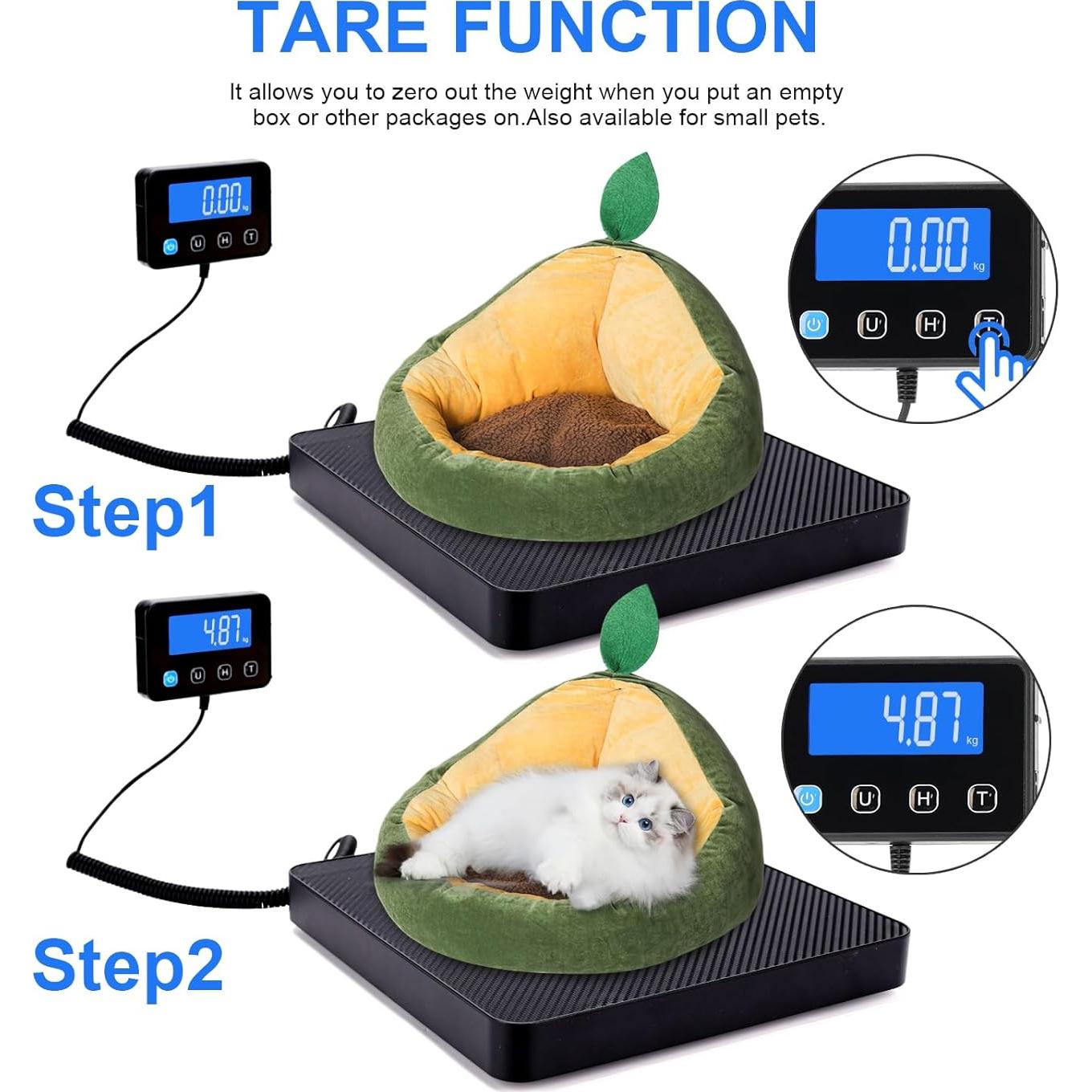 Báscula de Envío Digital Ionsno 200kg Alta Precisión con Tara