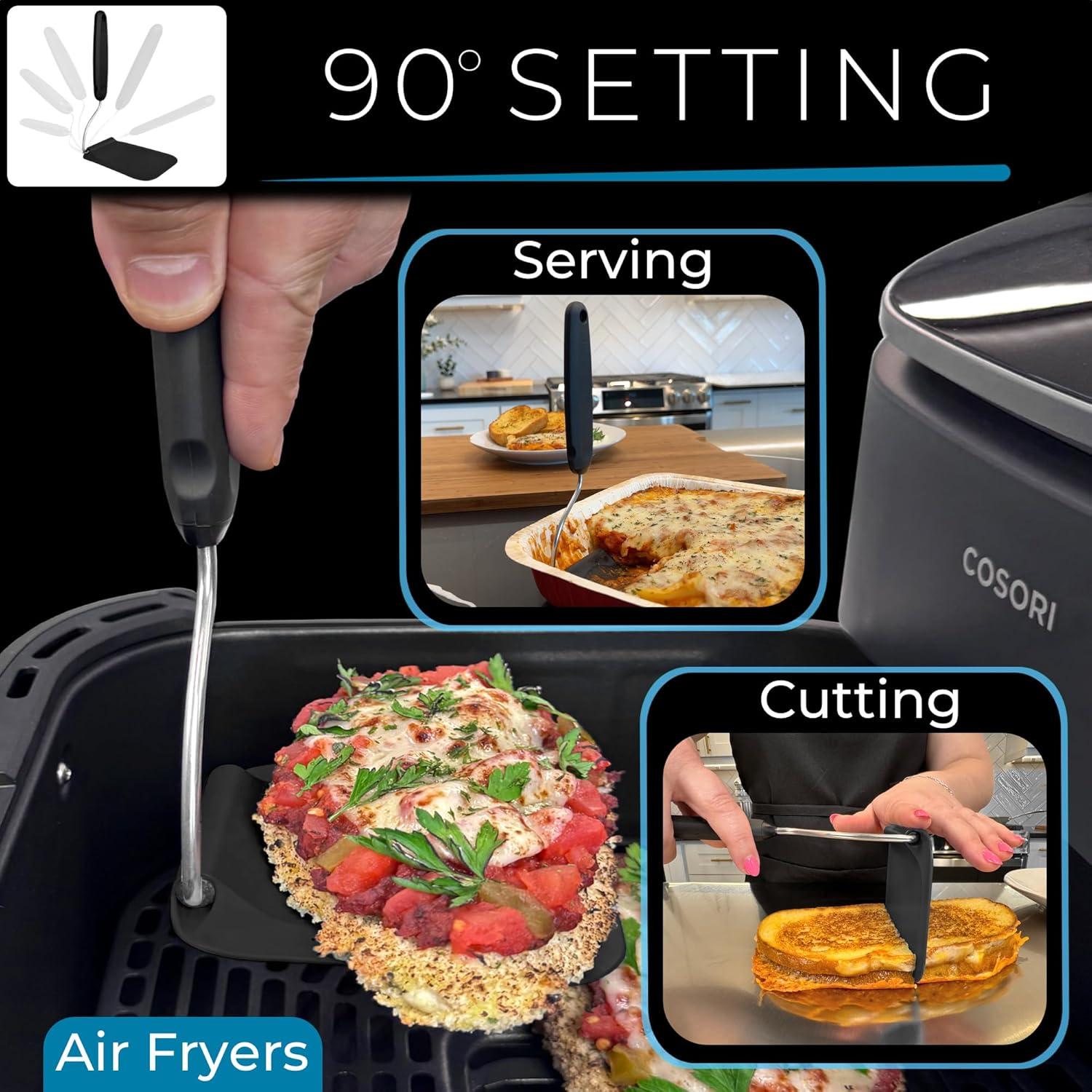 Espátula Giratoria Ajustable Blue Bosti - 119g, Resistente al Calor