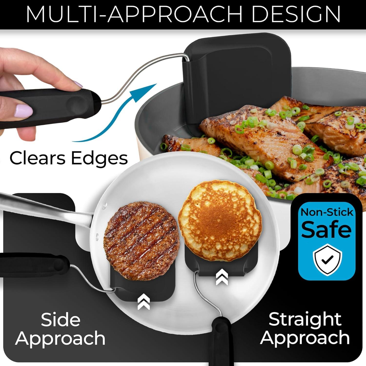 Espátula Giratoria Ajustable Blue Bosti - 119g, Resistente al Calor