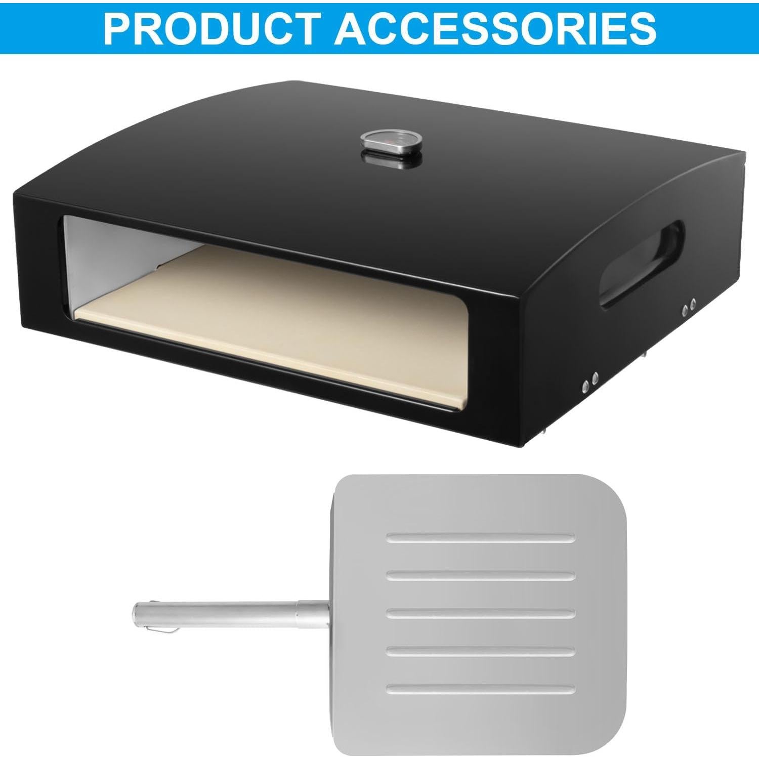 Horno de Pizza TAILGRILLER Portátil para Parrilla - Negro