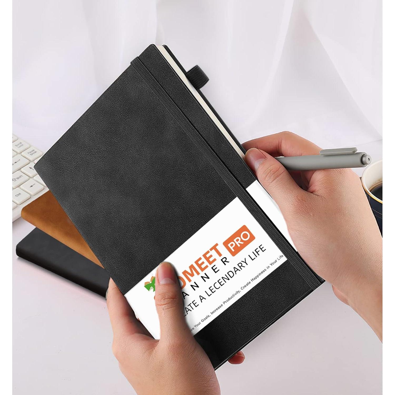 Cuaderno de Tapa Dura Soomeet A5 Negro 200 Páginas Rayadas