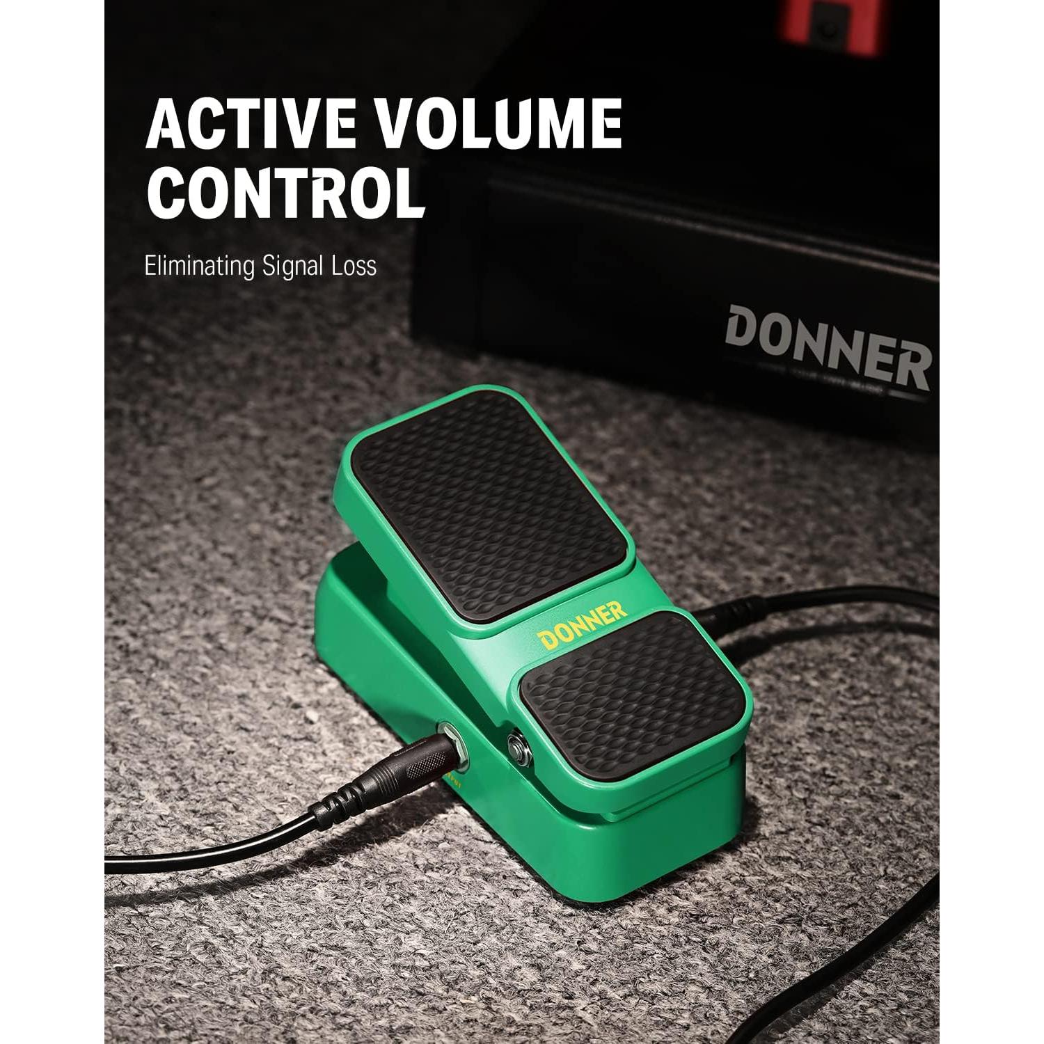 Pedal de Volumen y Expresión Donner EC1007, Analógico, 2 en 1