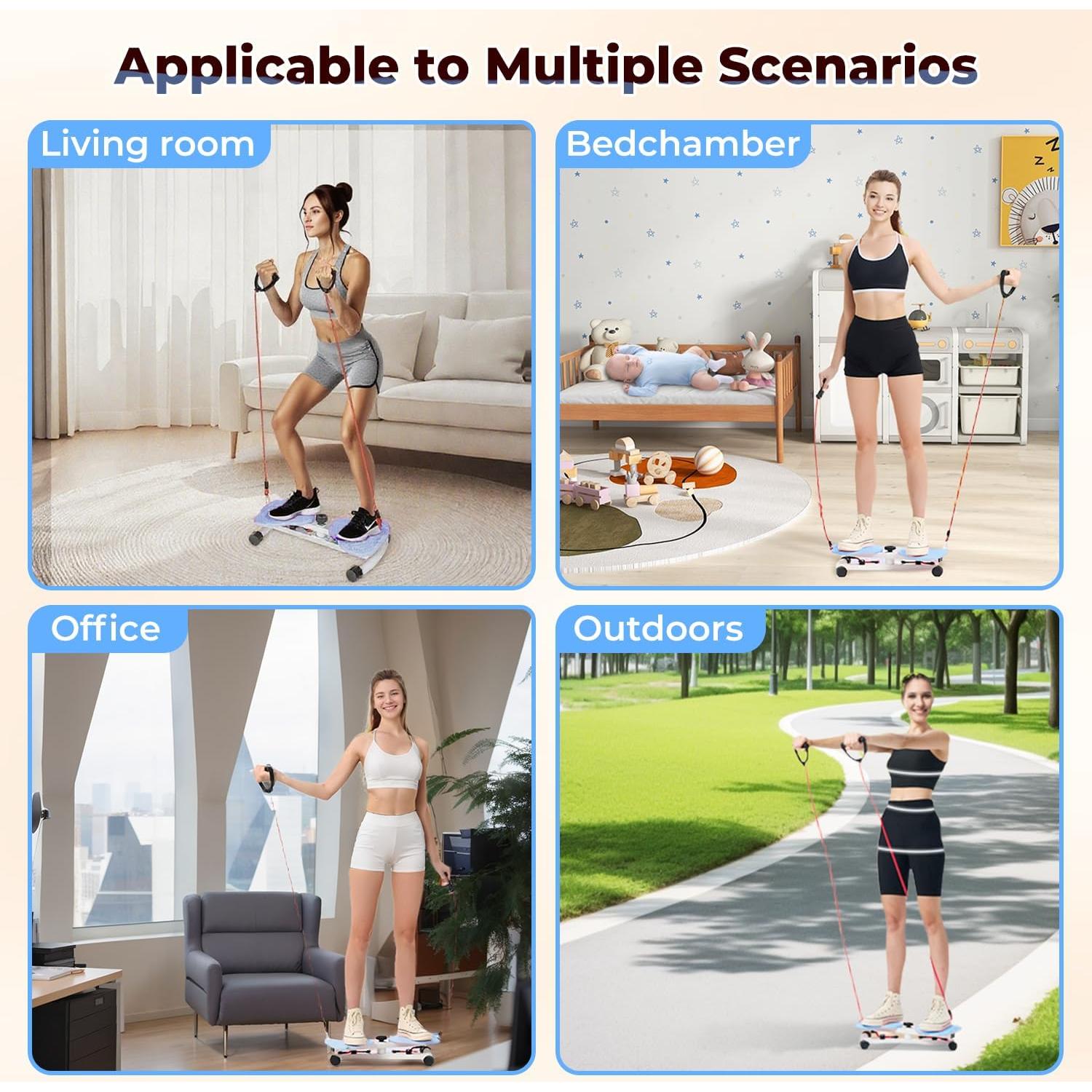 Tablero Ab Twister OUNAN para Ejercicio de Abdomen y Cintura