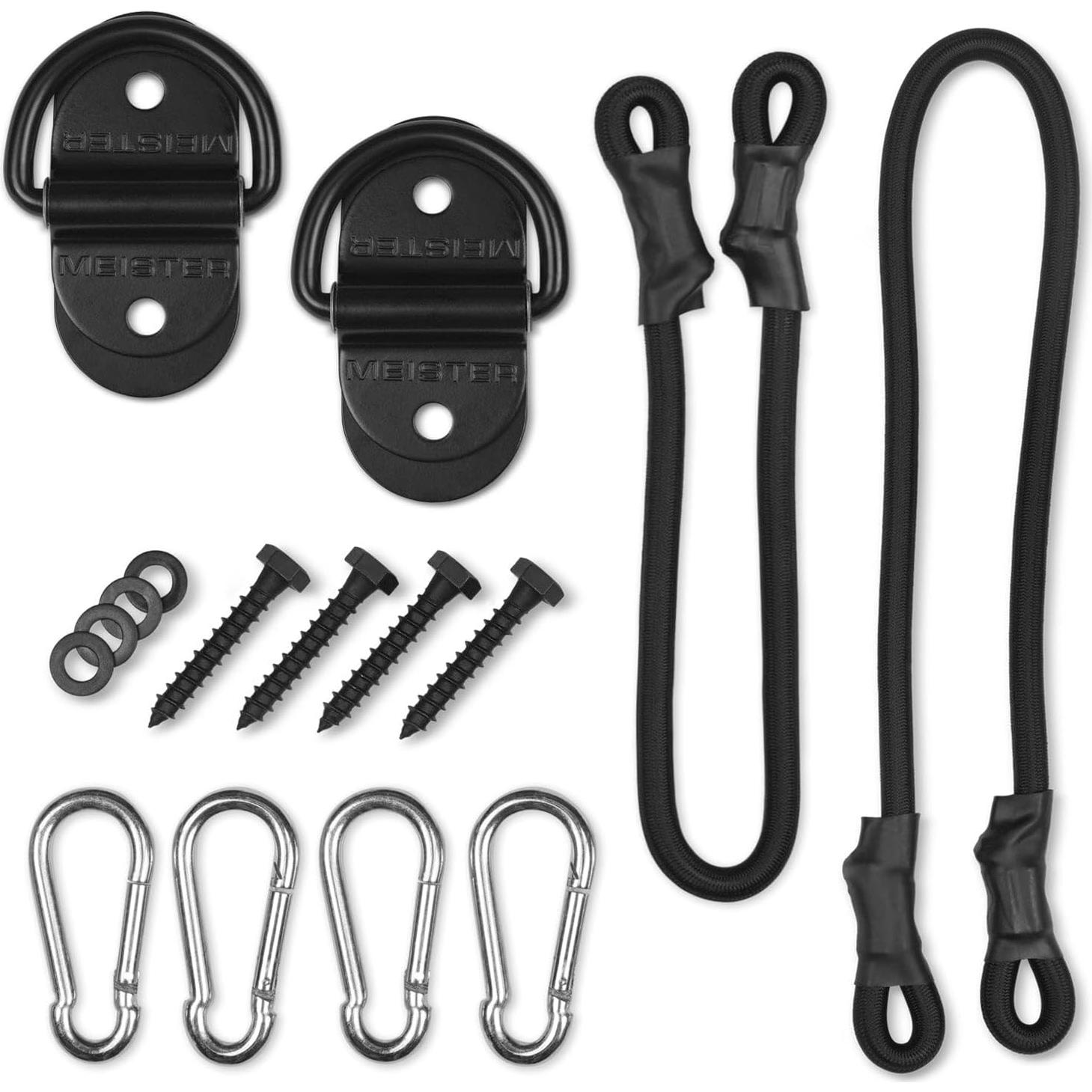 Anclajes D-Ring Meister para Bolsa de Velocidad Doble con Cuerdas