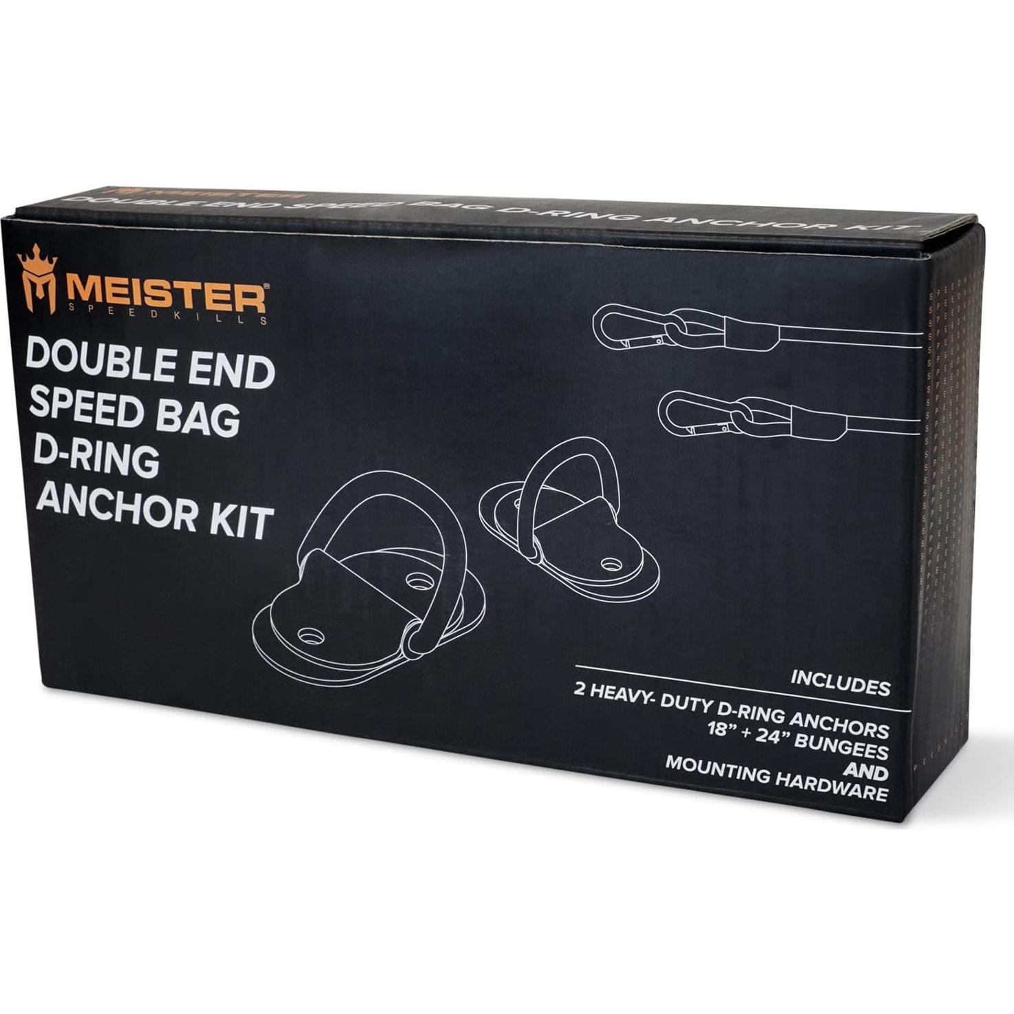 Anclajes D-Ring Meister para Bolsa de Velocidad Doble con Cuerdas