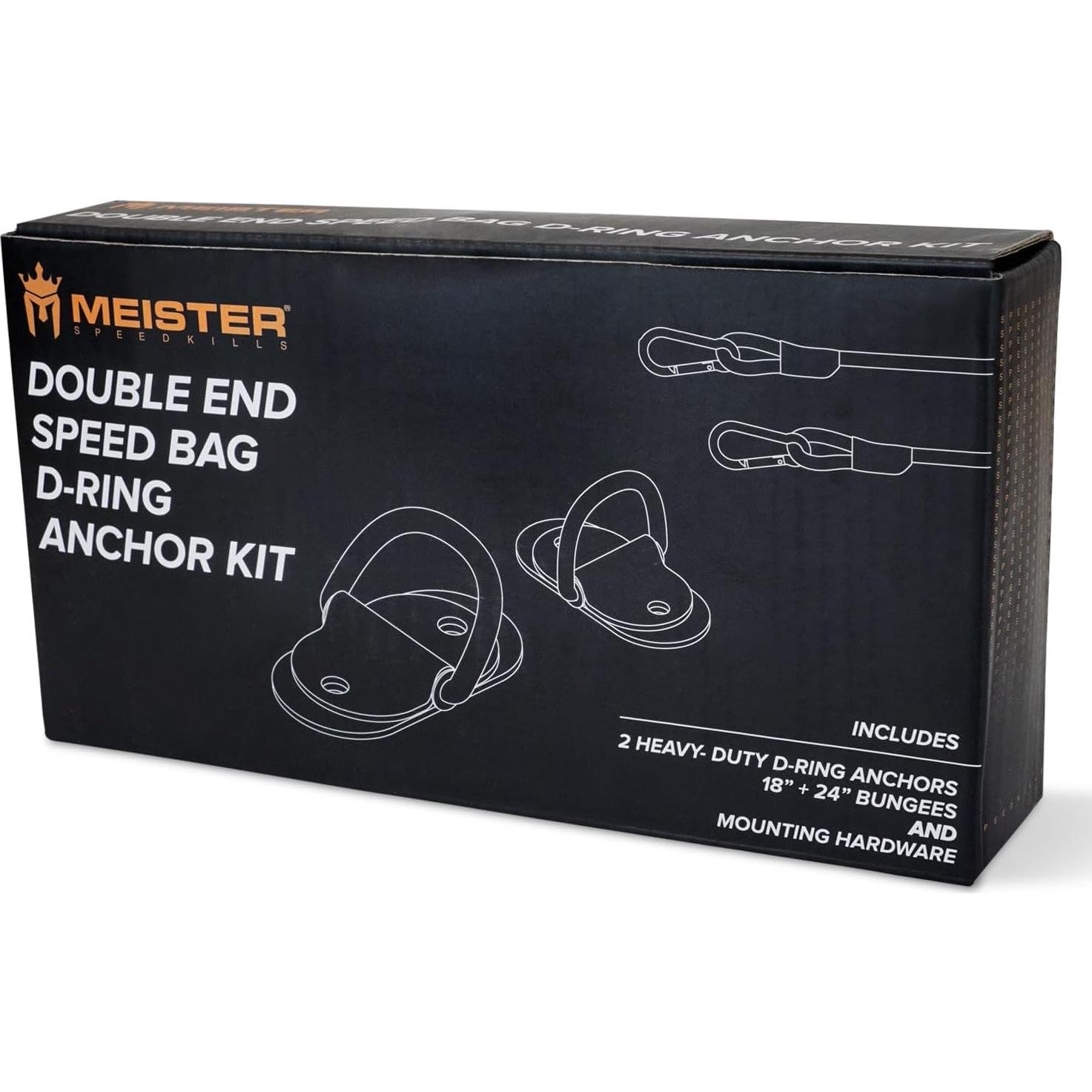 Anclajes D-Ring Meister para Bolsa de Velocidad Doble con Cuerdas