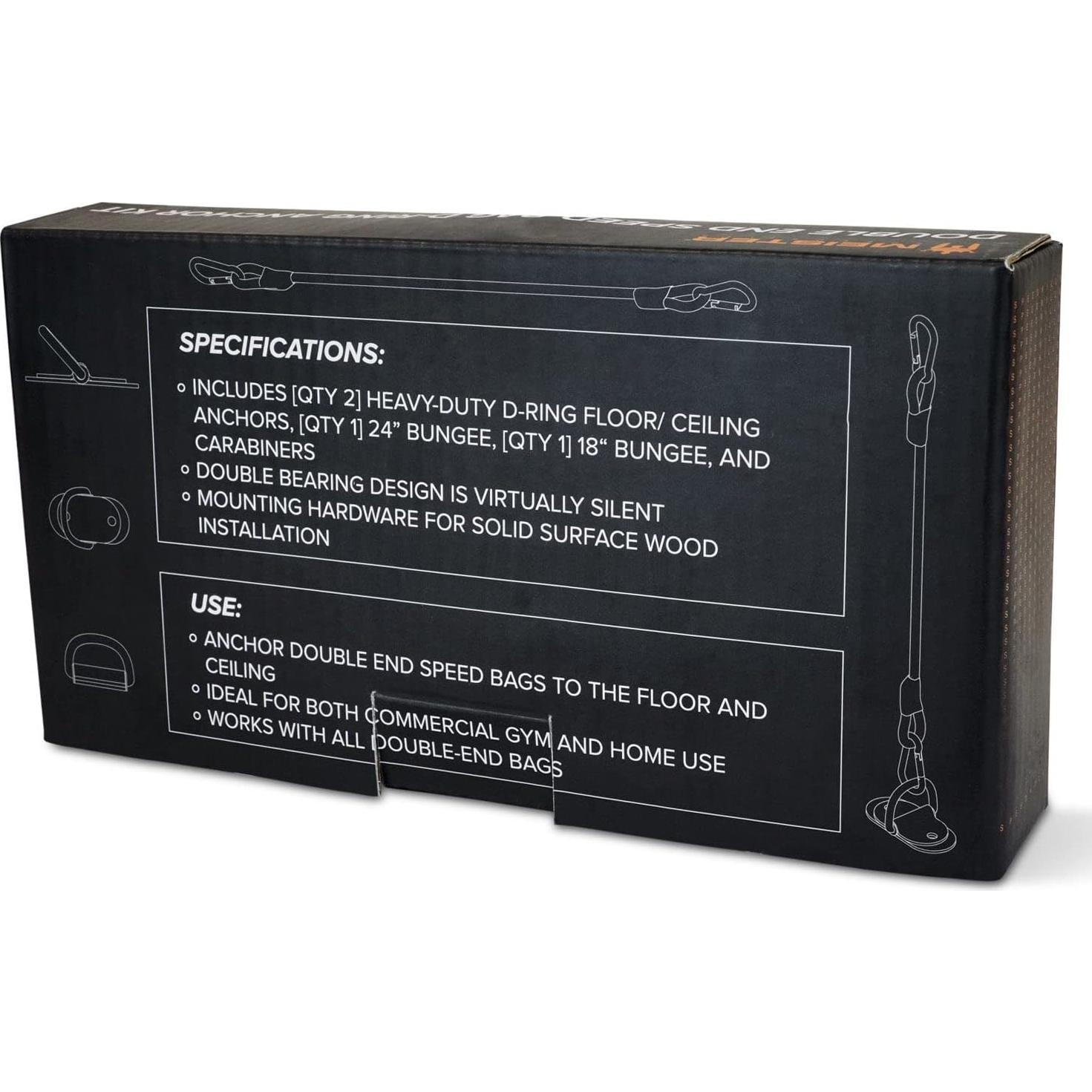 Anclajes D-Ring Meister para Bolsa de Velocidad Doble con Cuerdas