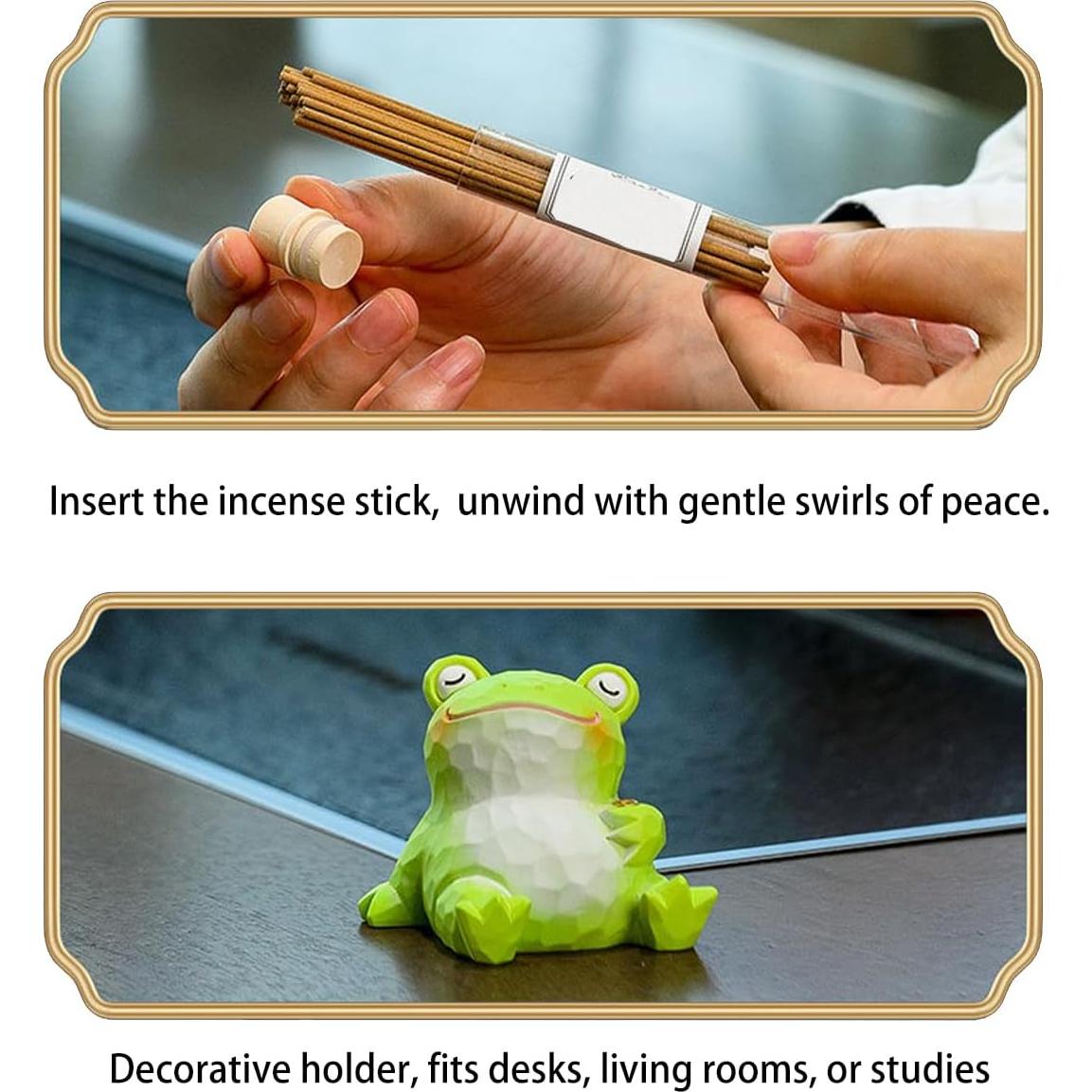 Soporte de Incienso Gato Haoslam Creativo 9.9 cm Resina