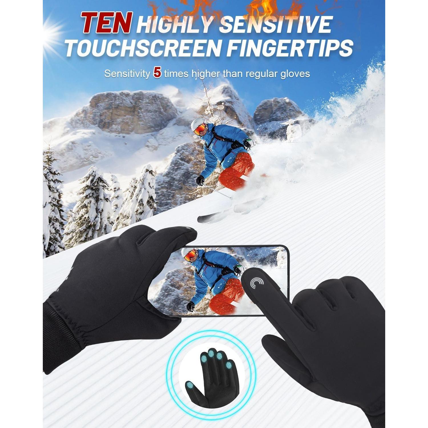 Guantes de Invierno Impermeables RIGWARL con 3M Thinsulate