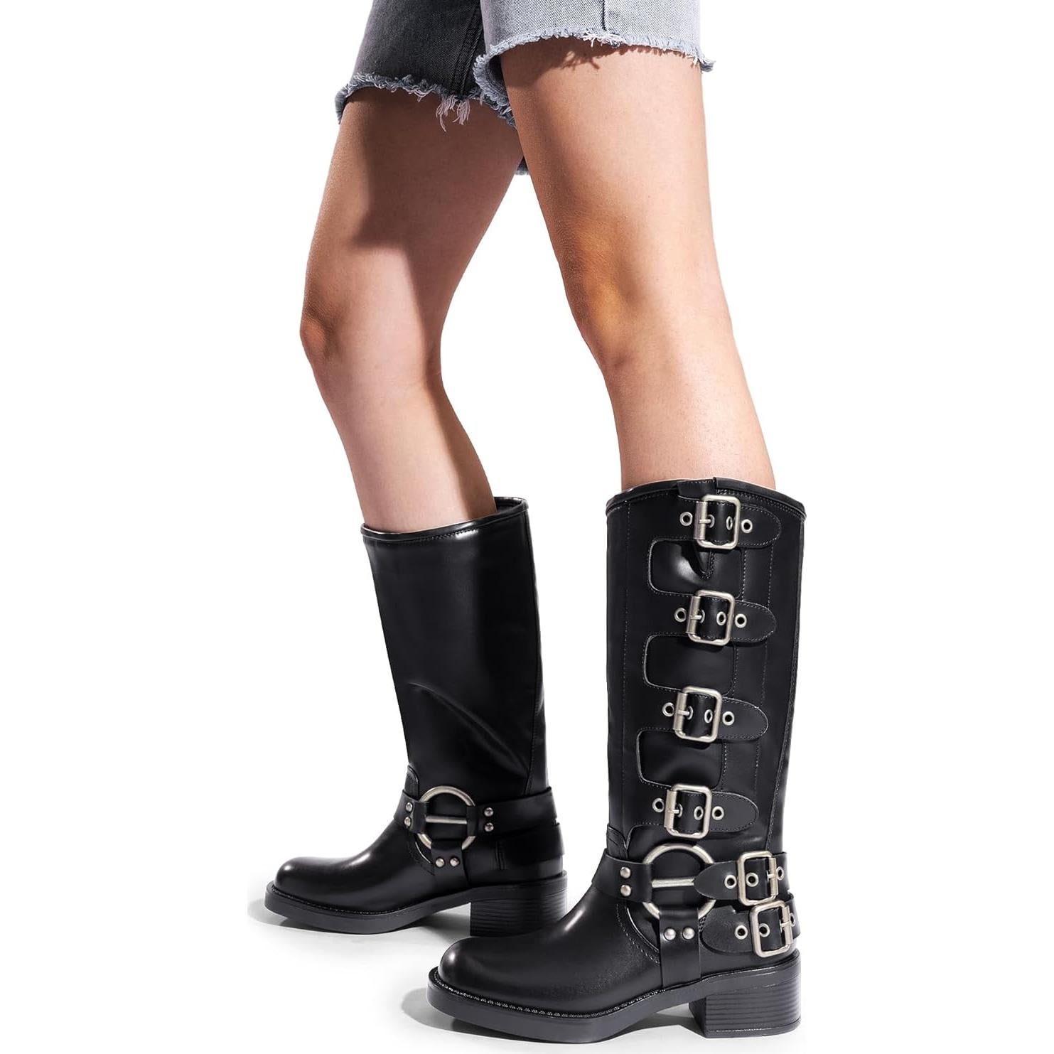 Botas de Montaña Altas para Mujer Dream Pairs Negro 6