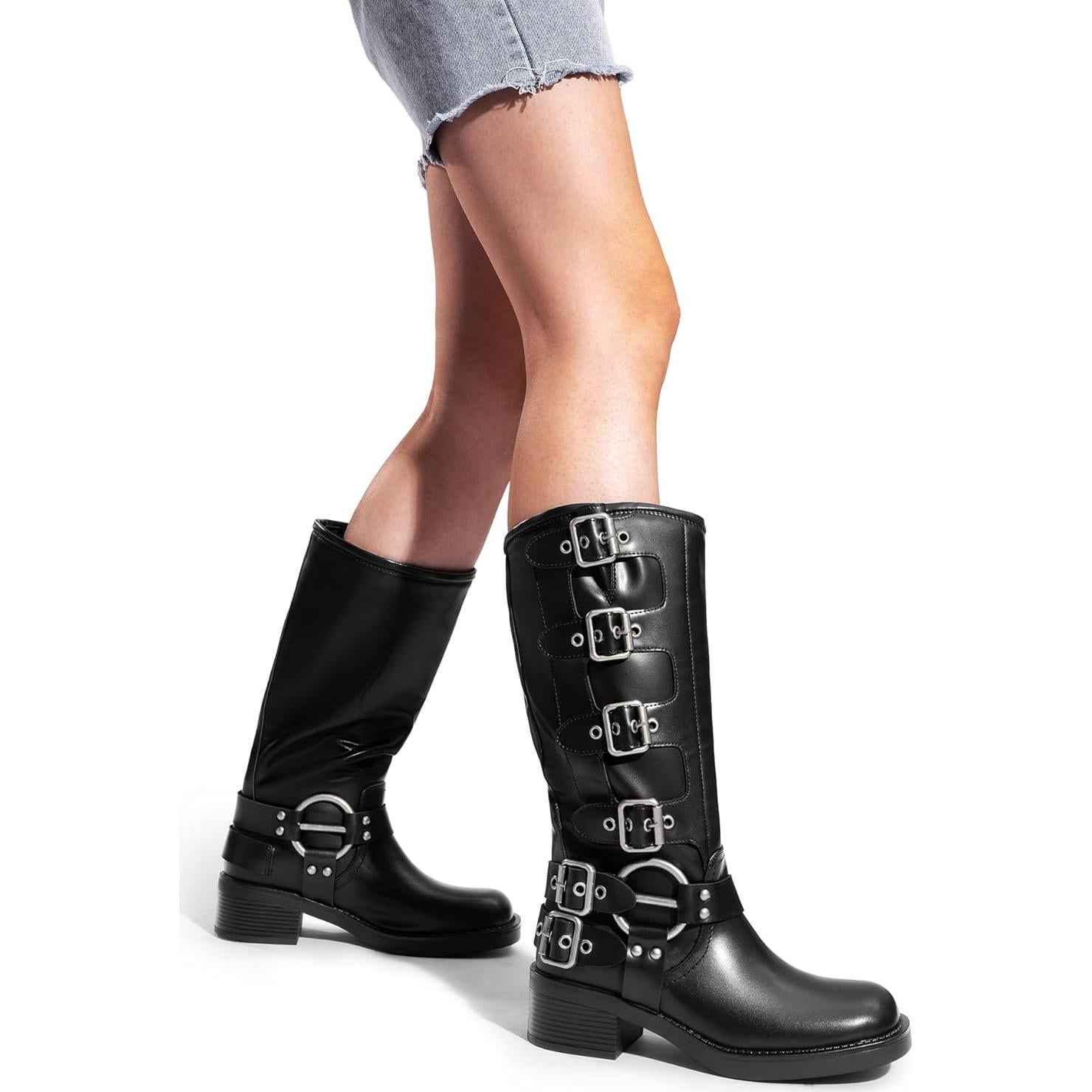 Botas de Montaña Altas para Mujer Dream Pairs Negro 6