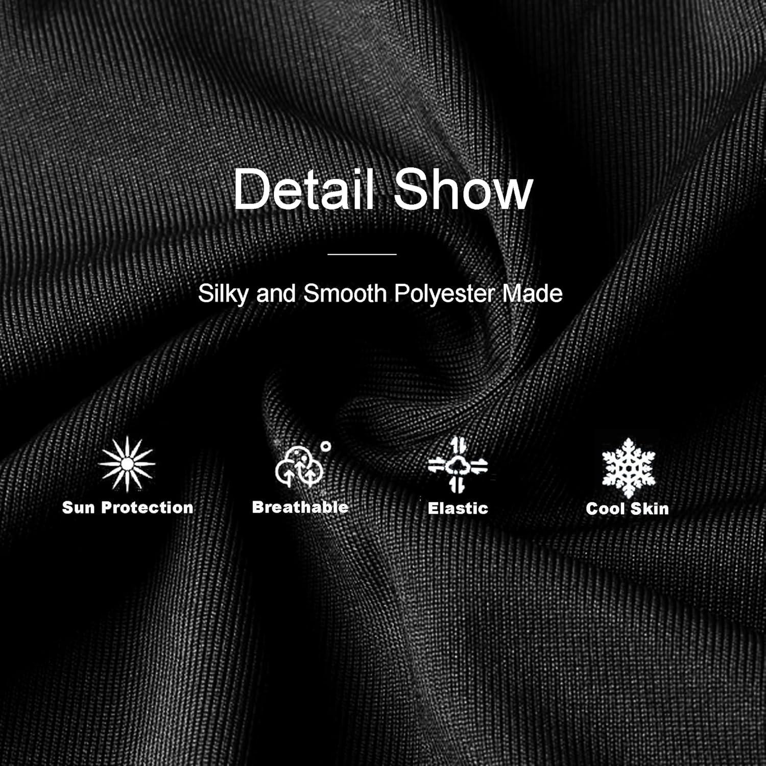 12 Piezas Máscaras Balaclava UV Refrigerantes para Verano