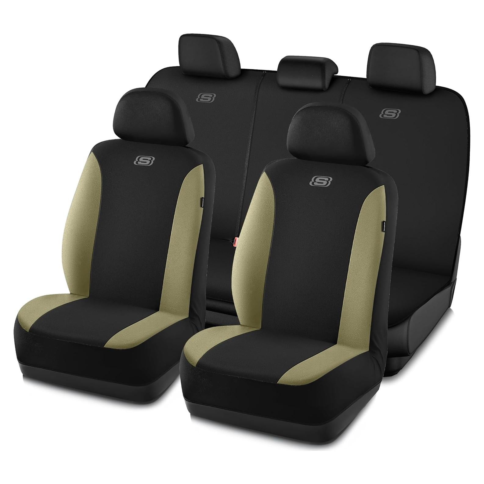 Funda de Asientos Skechers Juego Completo Beige Transpirable