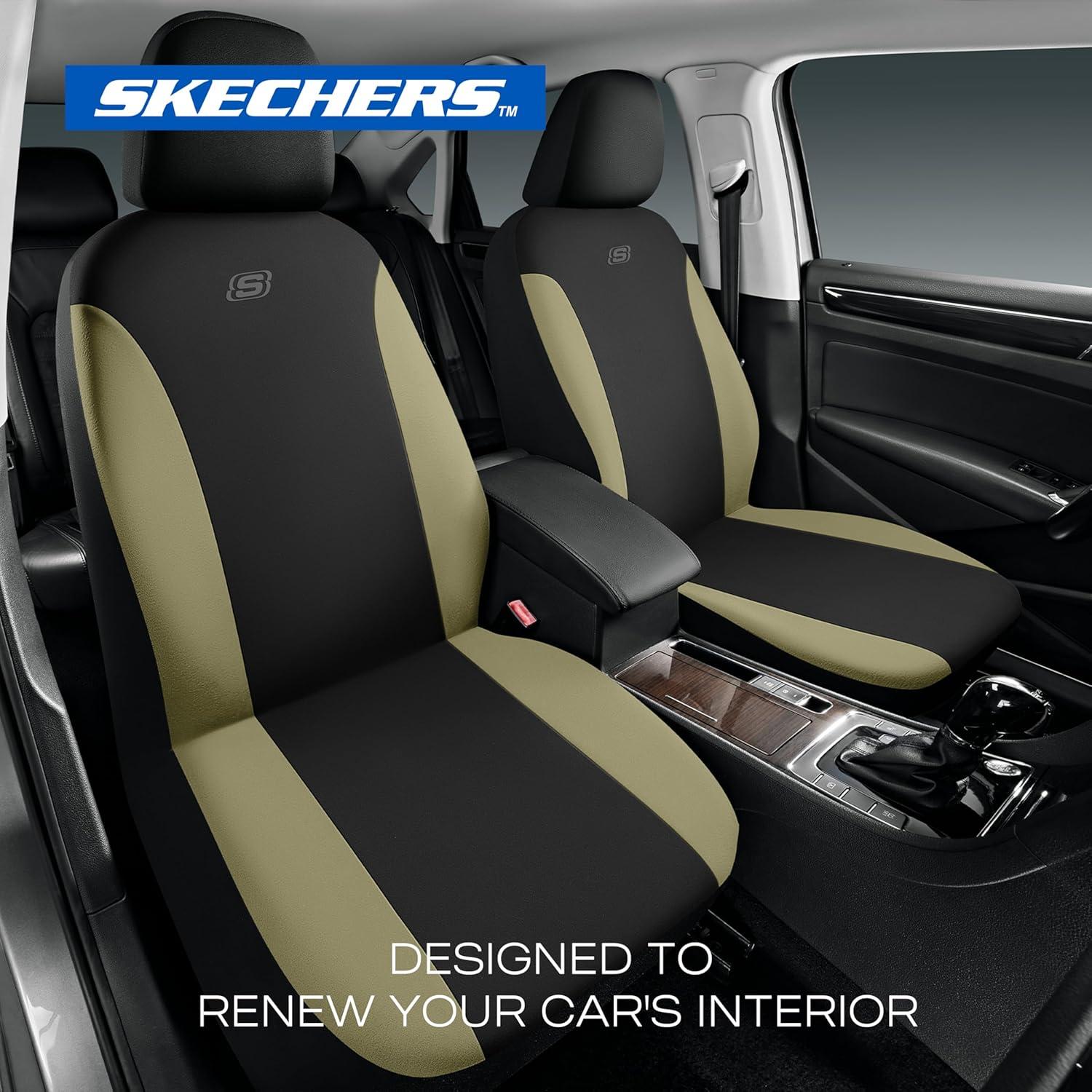 Funda de Asientos Skechers Juego Completo Beige Transpirable