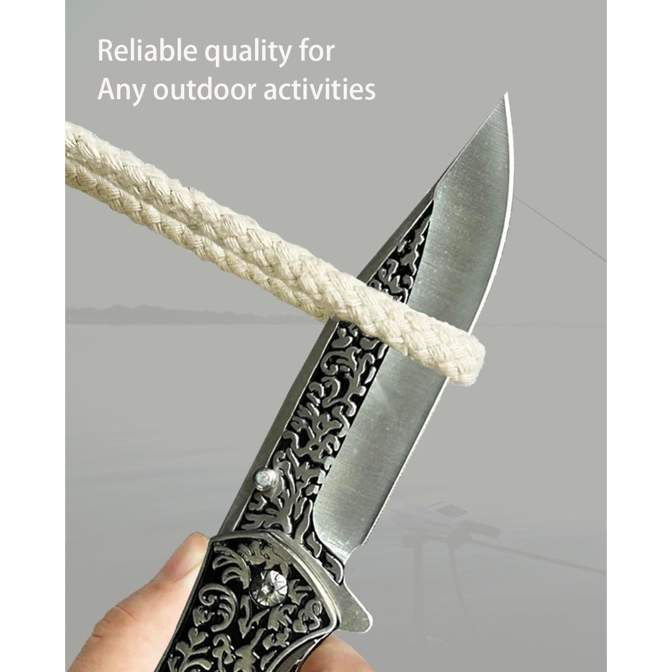 Cuchillo Plegable SELUCREH Acero Inoxidable 12.7 cm Clip