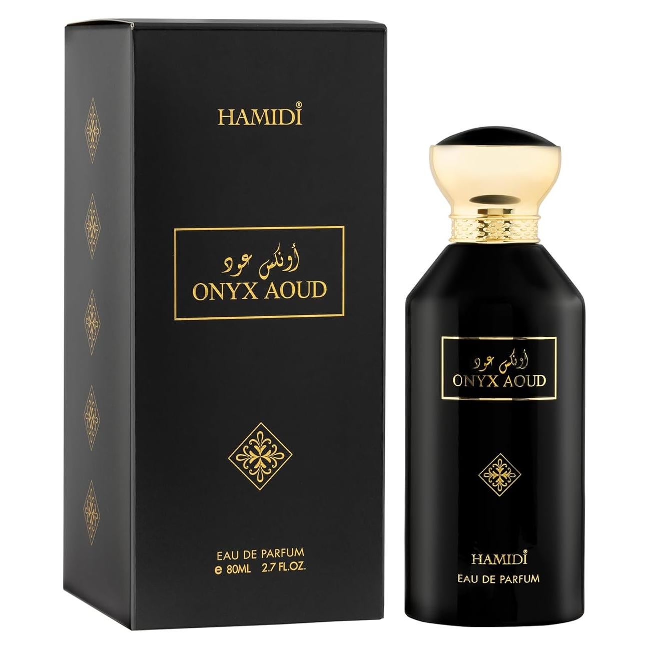 Hamidi H Onyx Aoud Eau de Parfum 76.5 ml - Fragancia Árabe Masculina