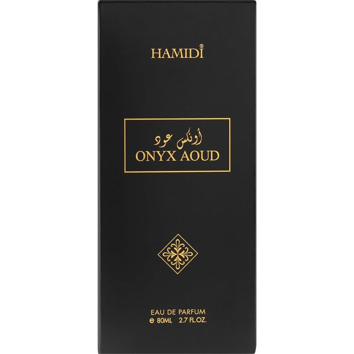 Hamidi H Onyx Aoud Eau de Parfum 76.5 ml - Fragancia Árabe Masculina