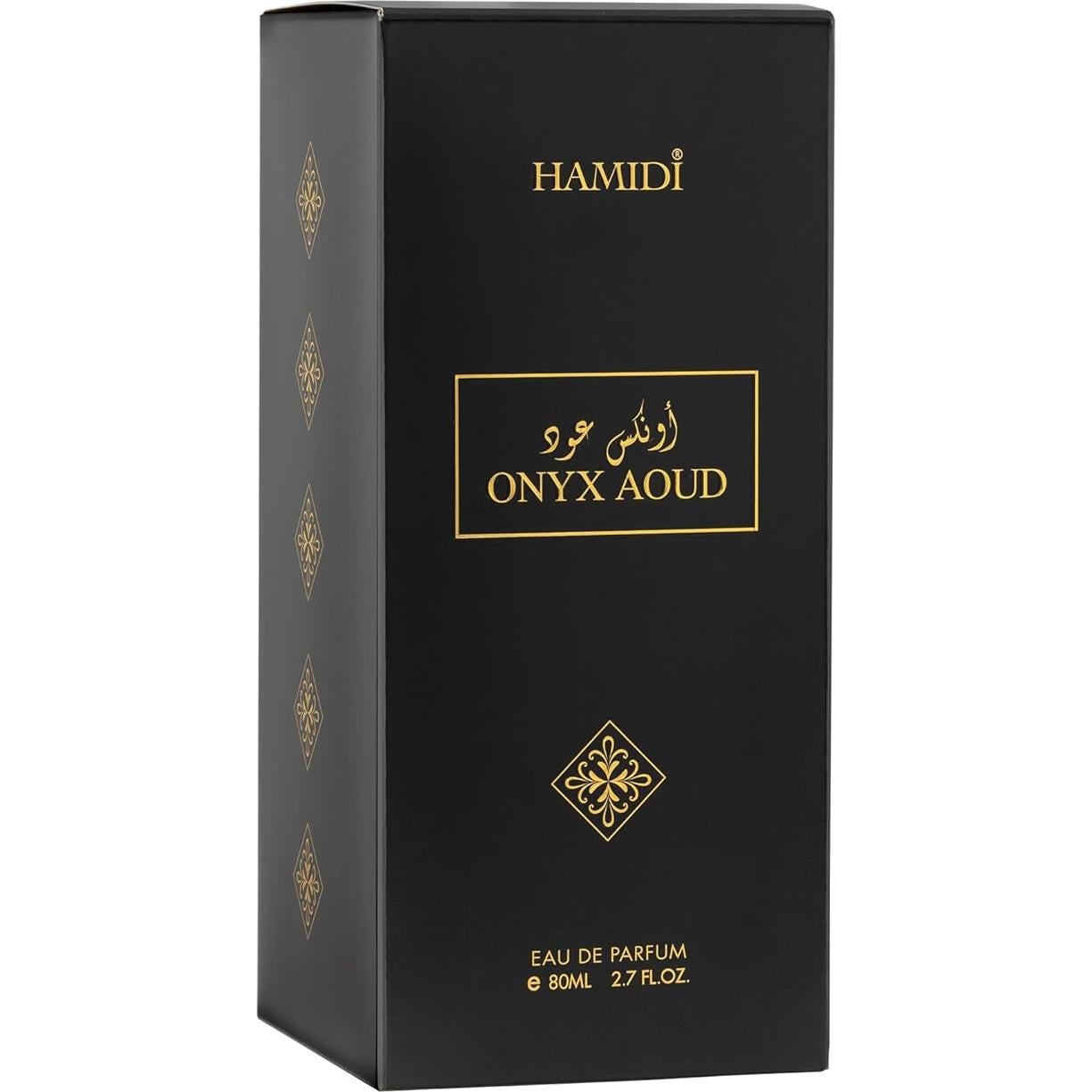 Hamidi H Onyx Aoud Eau de Parfum 76.5 ml - Fragancia Árabe Masculina