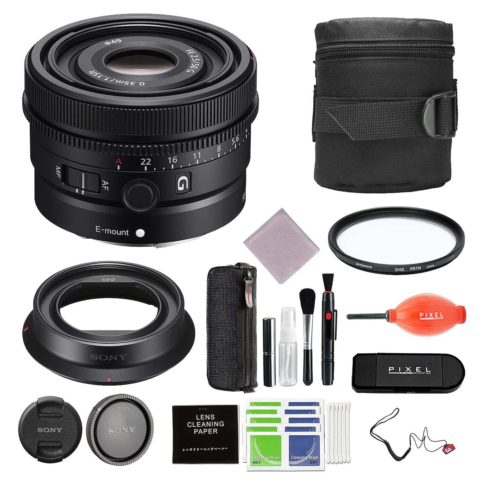 Lente Sony FE 50mm F2.5 G para Cámaras Sin Espejo