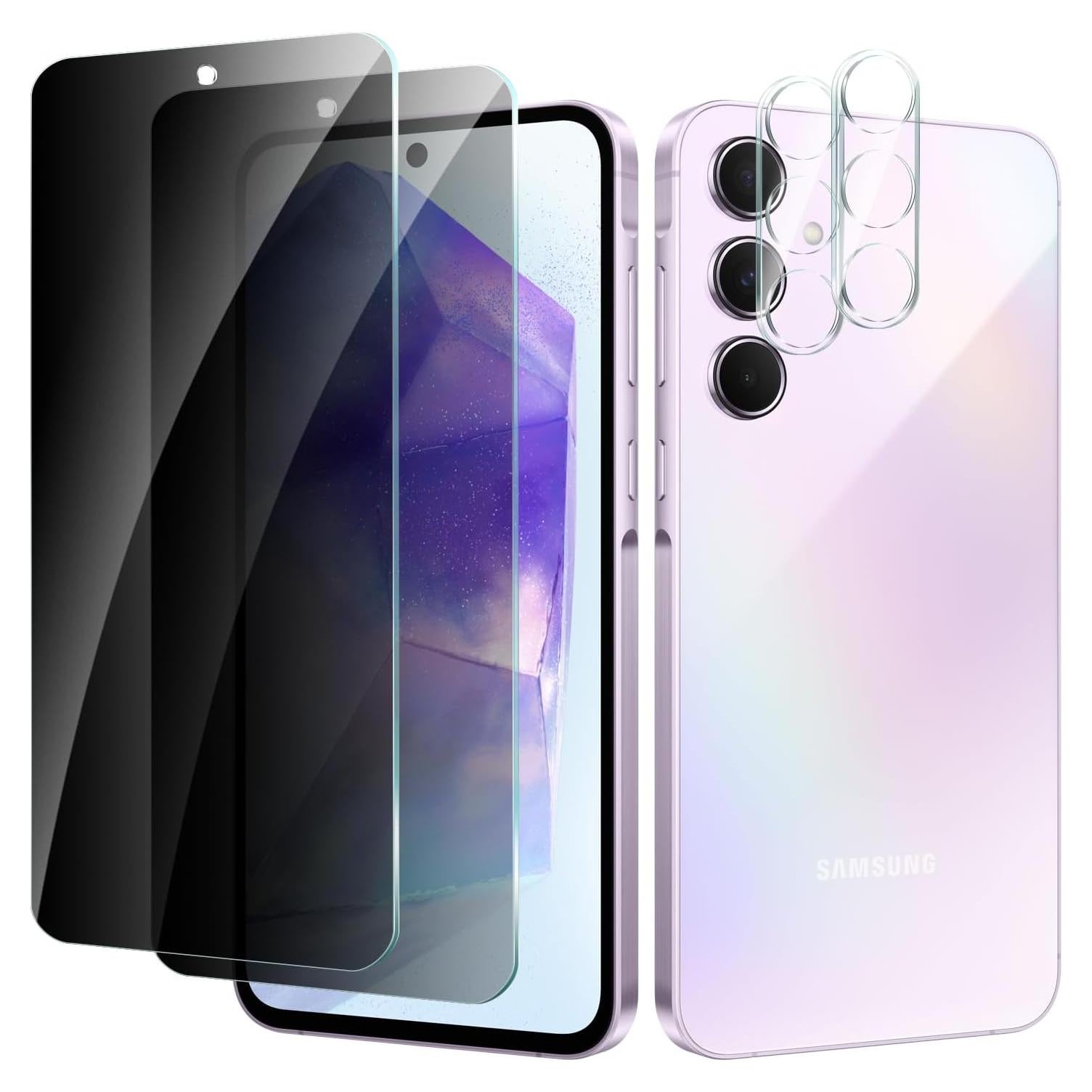 Protector de Pantalla Privado CYYAGE para Samsung Galaxy A55 2+2