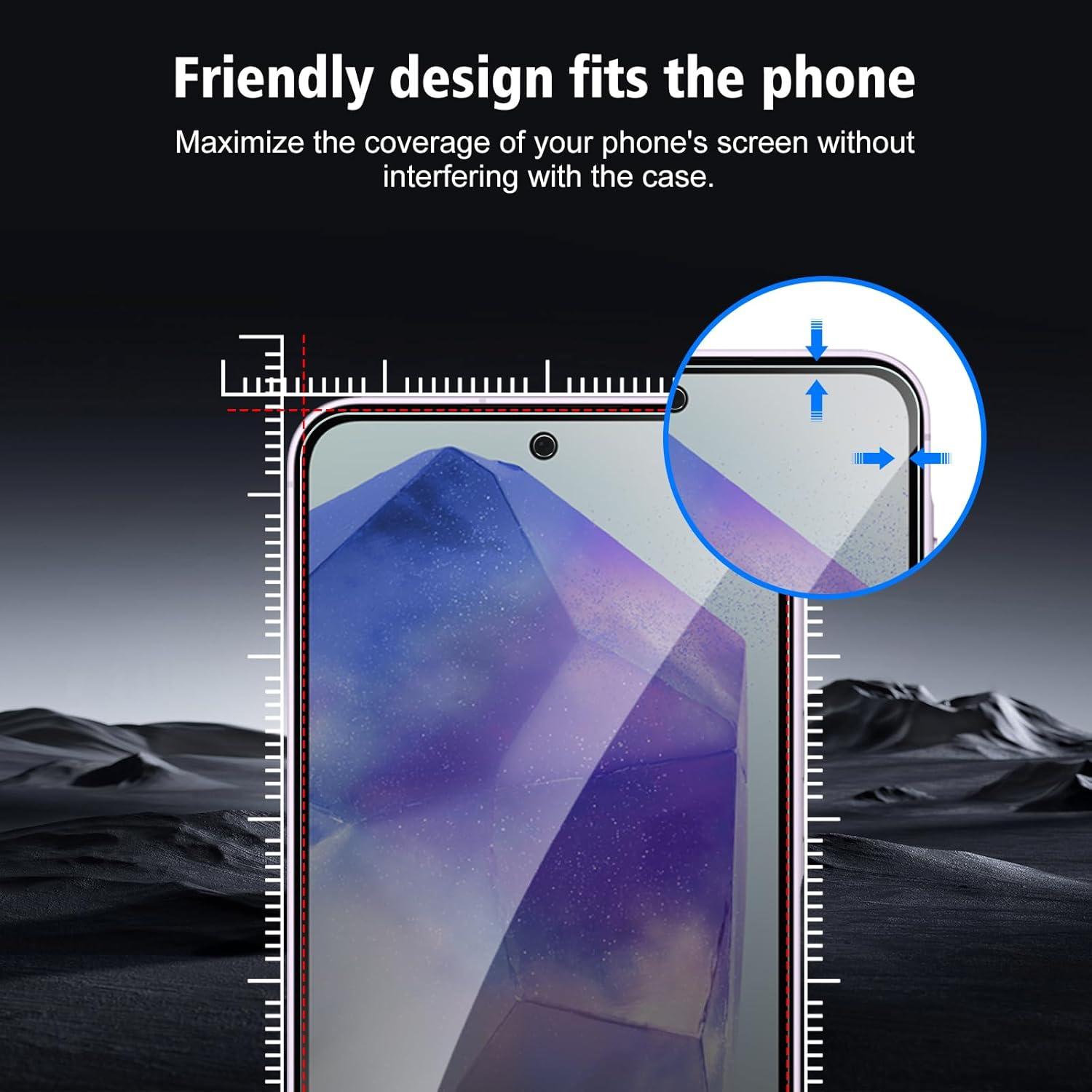 Protector de Pantalla Privado CYYAGE para Samsung Galaxy A55 2+2