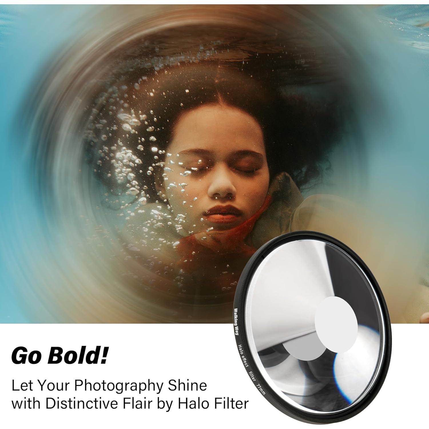 Filtro de Efectos de Cámara Walking Way 49mm Prisma Halo