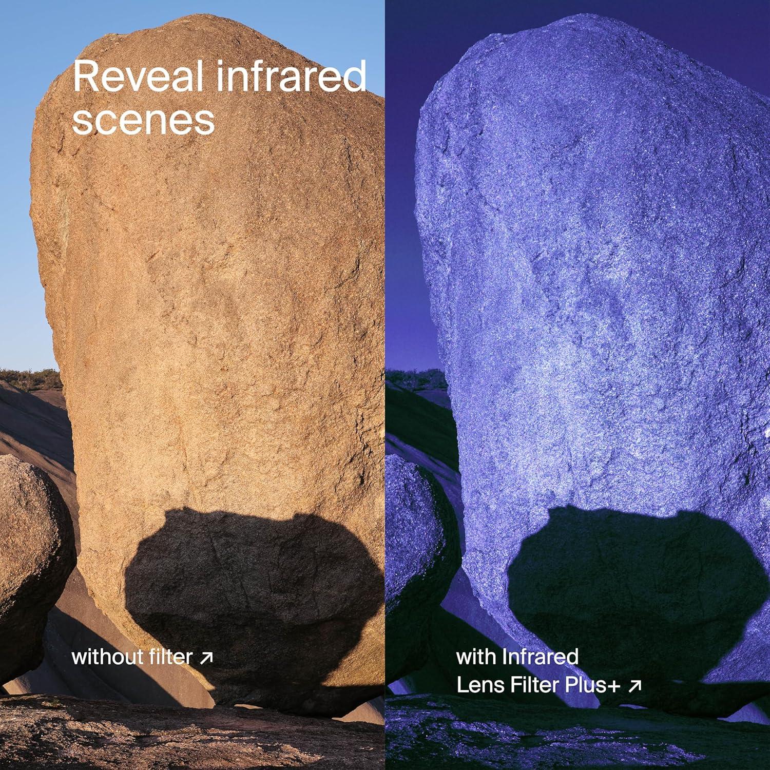 Filtro Infrarrojo Urth R72 37mm para Cámara DSLR y SLR