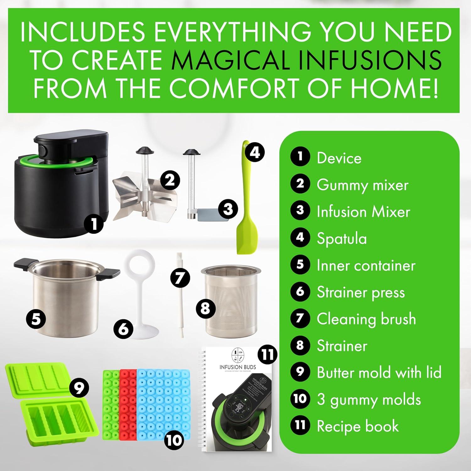 Máquina 3-en-1 Infusion Buds para Descarboxilar e Infundir