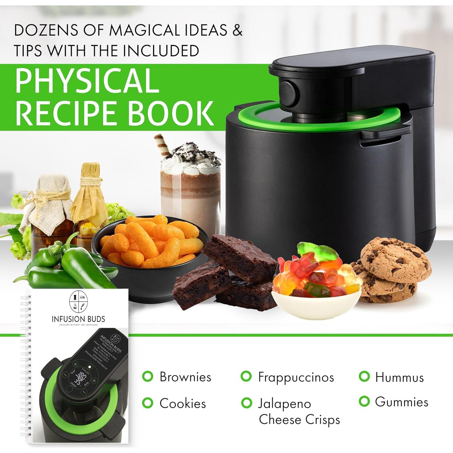 Máquina 3-en-1 Infusion Buds para Descarboxilar e Infundir