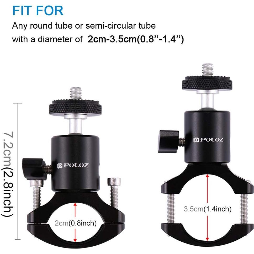 Soporte de Manillar PULUZ para Cámara de Bicicleta y Moto