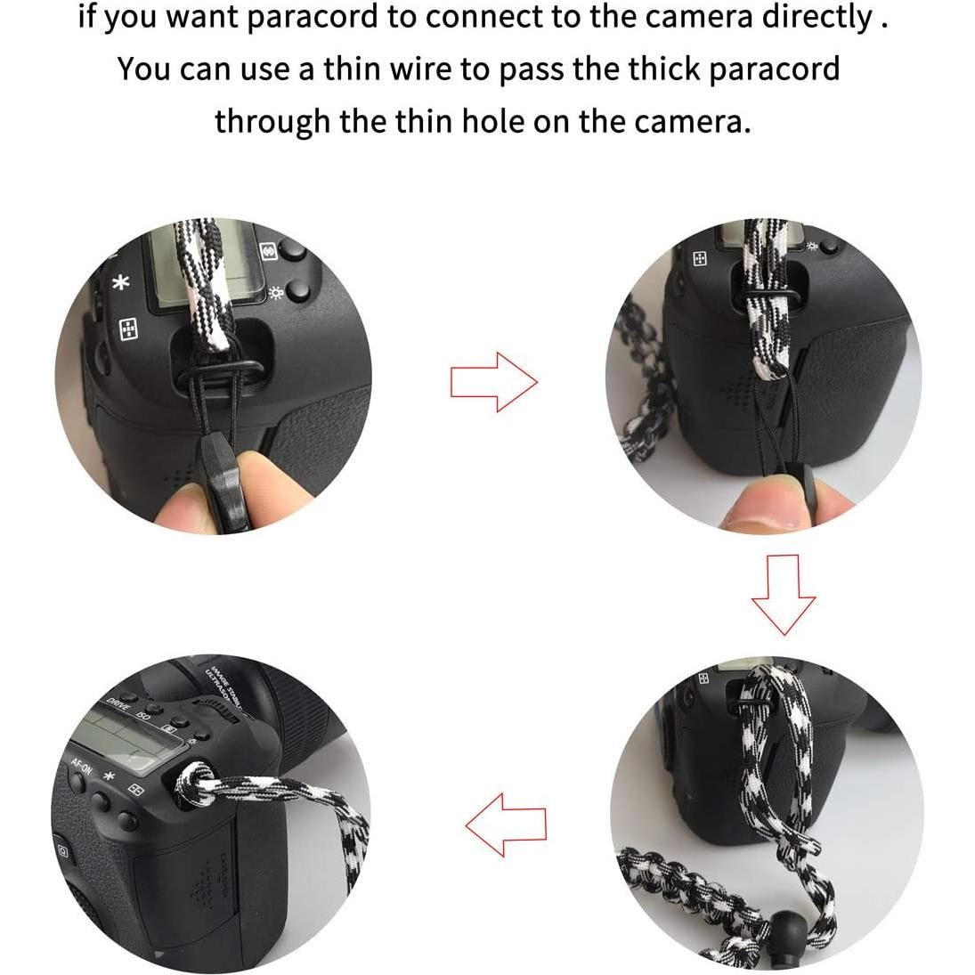 Pulsera de Muñeca para Cámara Allzedream Ajustable Negro