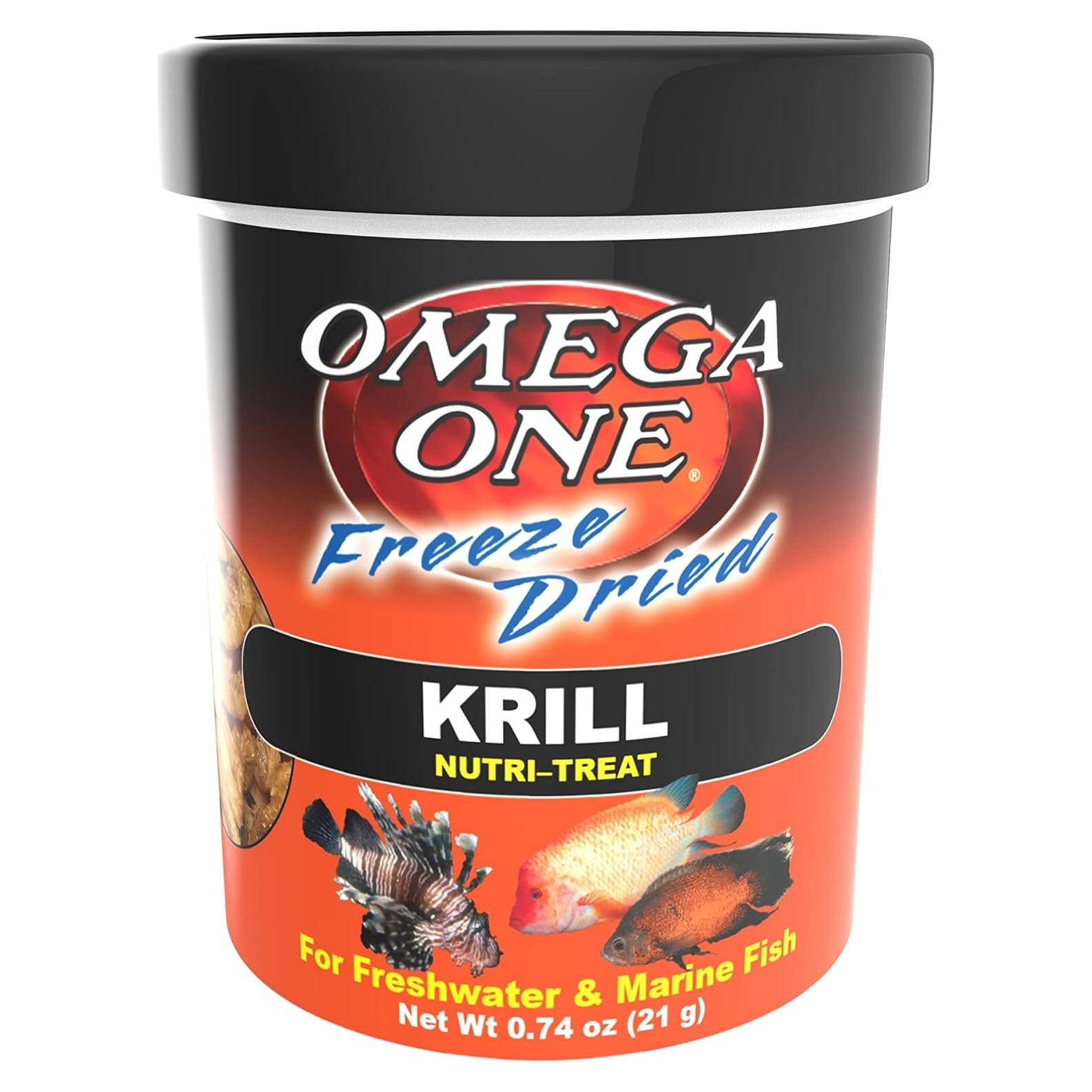 Krill Liofilizado Omega One 21 g - Alimento para Peces
