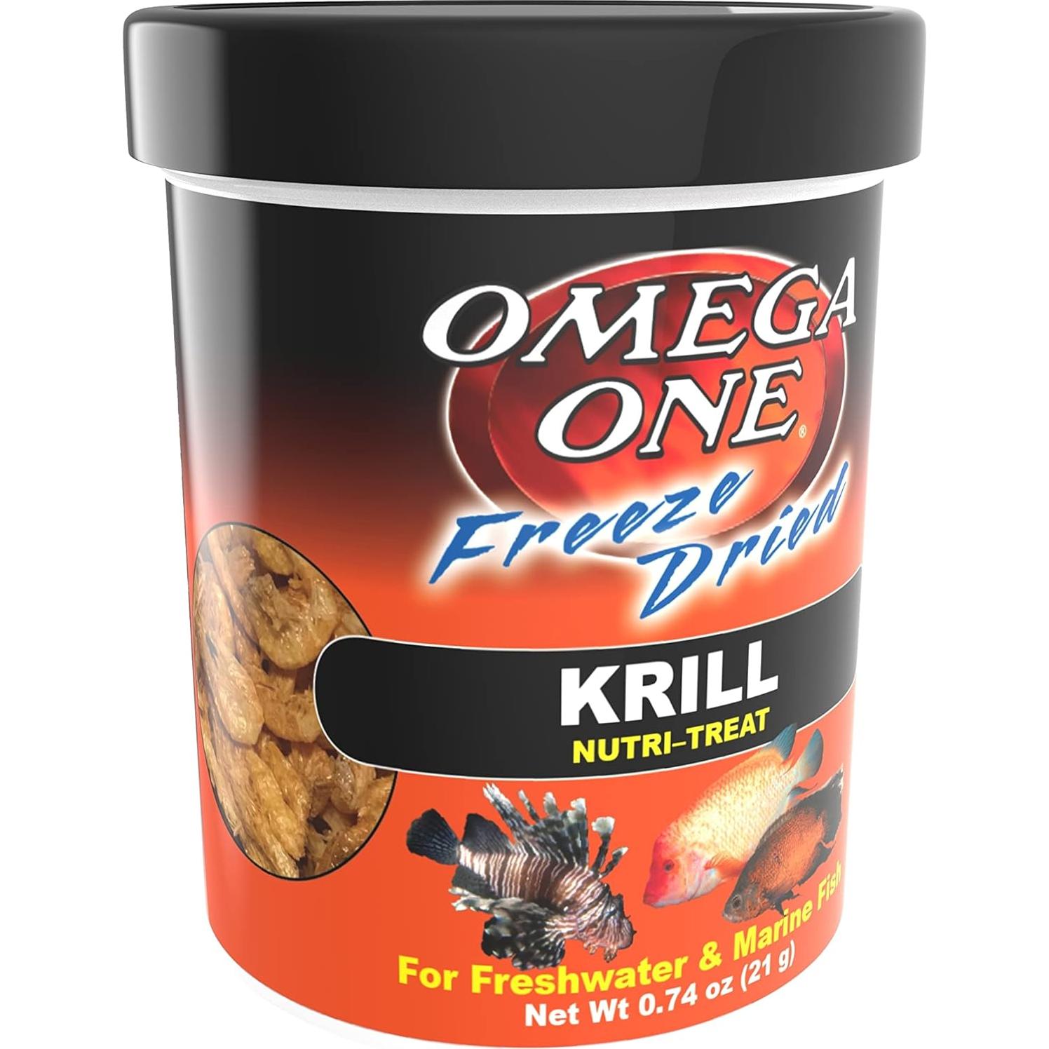 Krill Liofilizado Omega One 21 g - Alimento para Peces