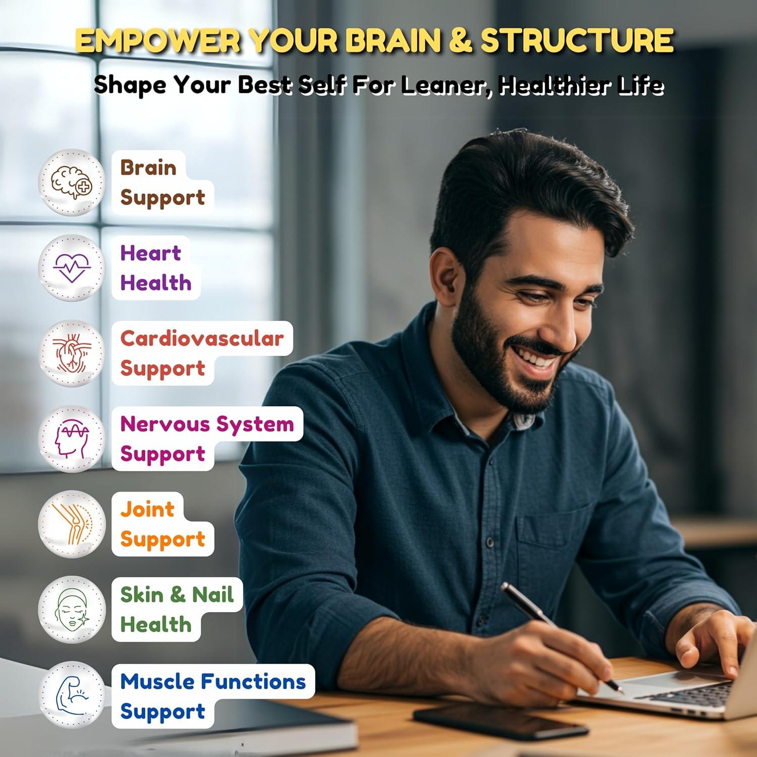 Aceite de Pescado Halal SHIFAA NUTRITION 60 Cápsulas 720mg EPA