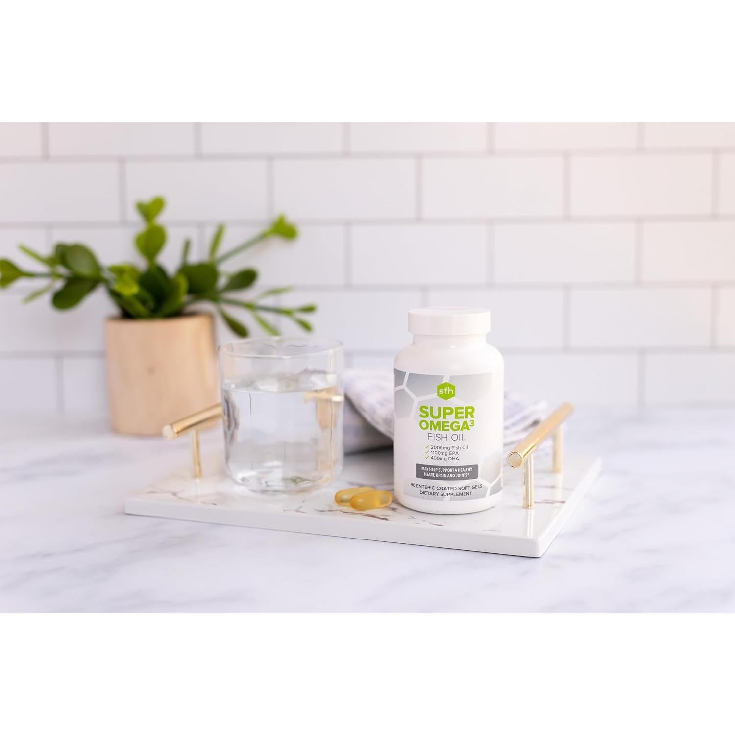 Cápsulas de Aceite de Pescado SFH Omega 3 2000mg 90ct