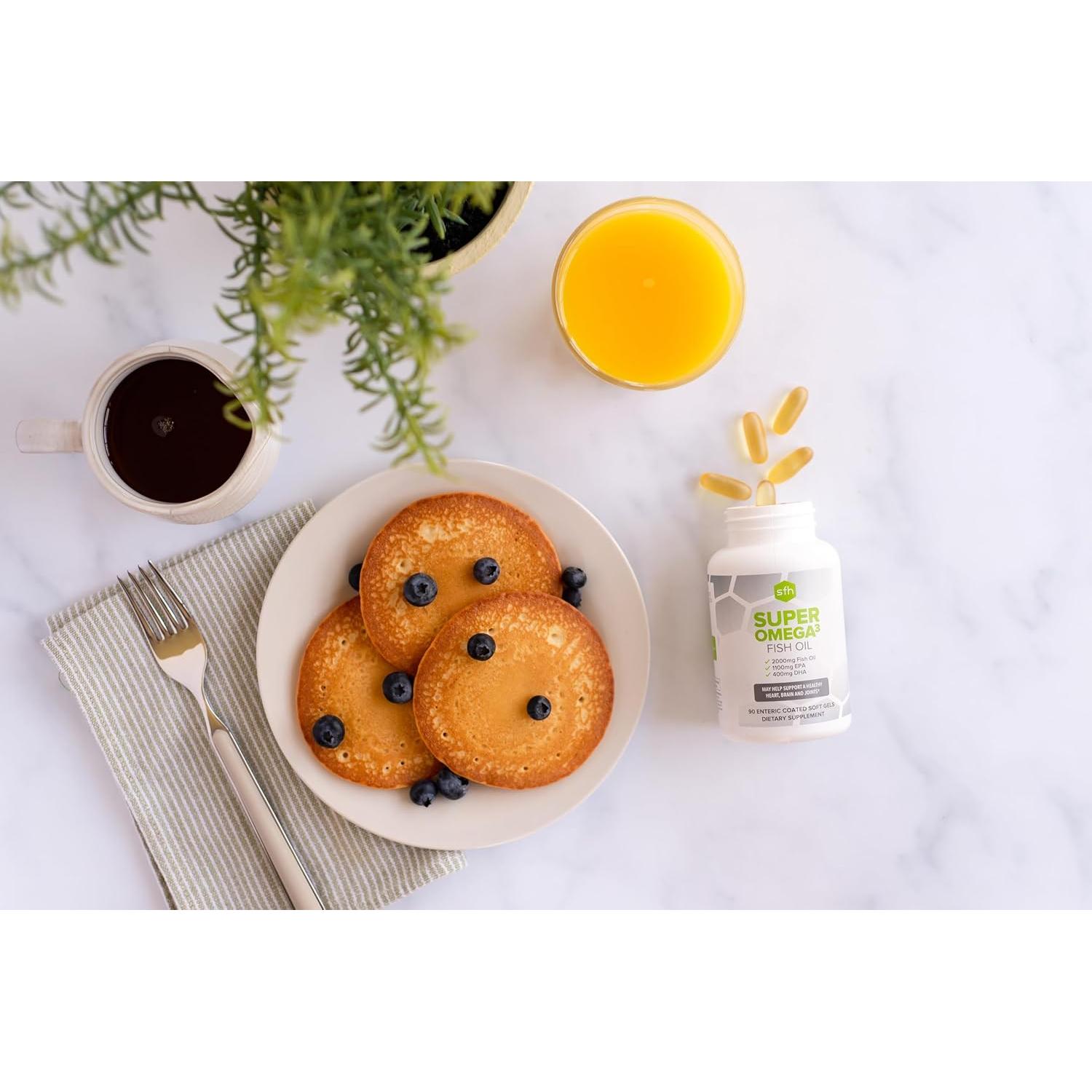 Cápsulas de Aceite de Pescado SFH Omega 3 2000mg 90ct