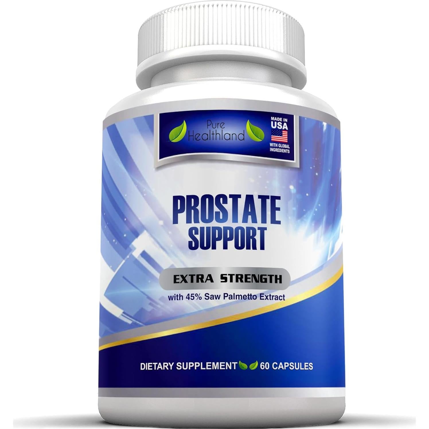 Suplemento Prostático Pure Healthland - 60 Cápsulas Naturales