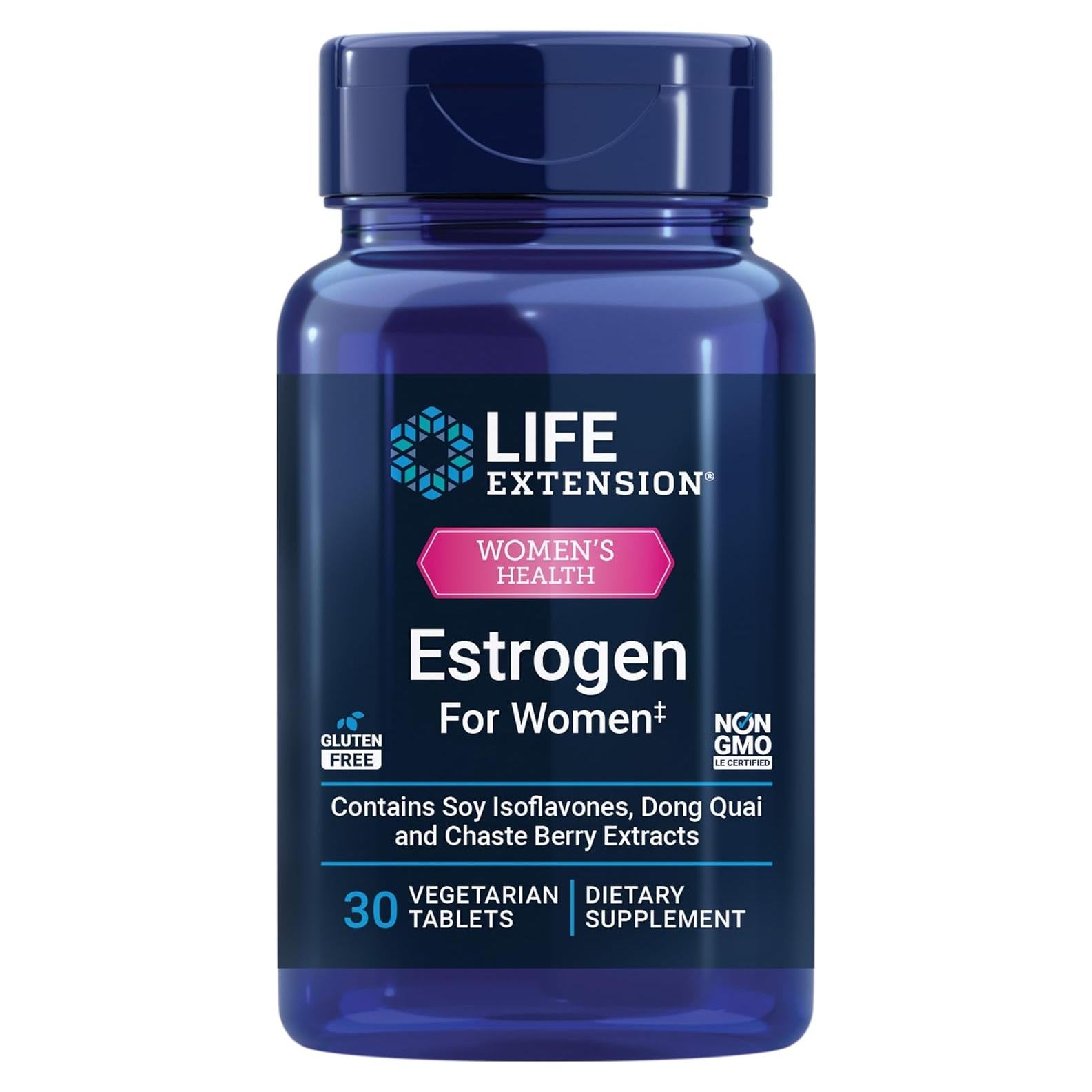 Estrógeno para Mujeres Life Extension 30 Tabletas Vegetales