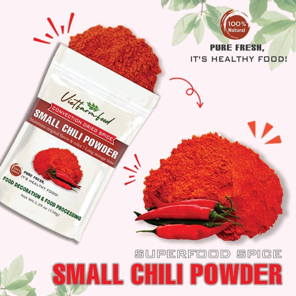 Polvo de Chile Pequeño Linh Nam 150g - Sabor Natural