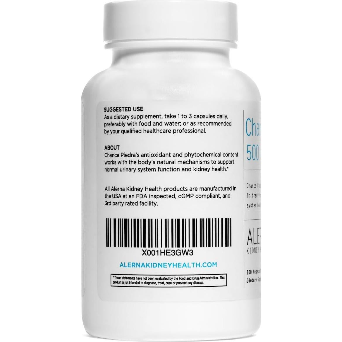 Chanca Piedra 500 mg Alerna - 100 Cápsulas Vegetarianas