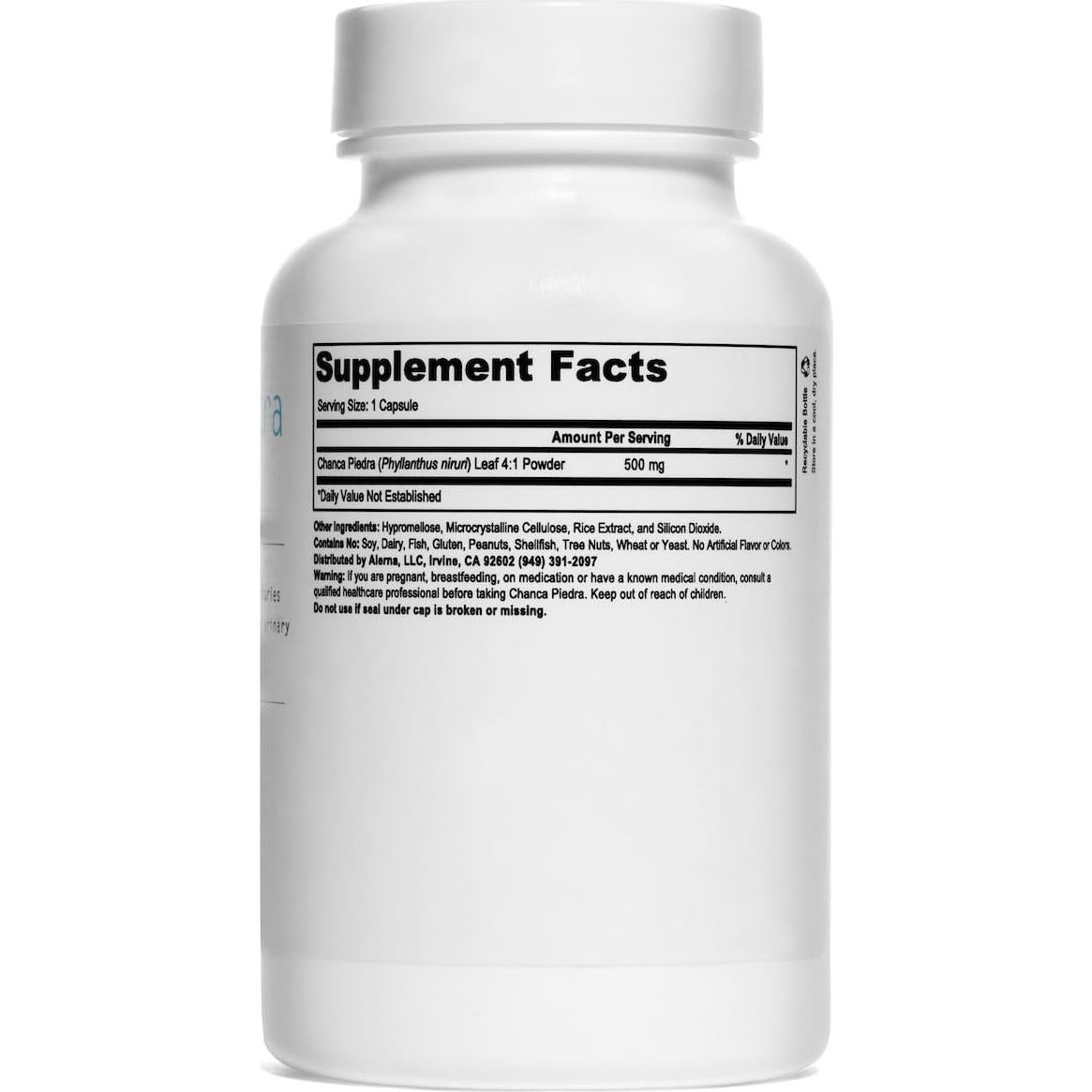 Chanca Piedra 500 mg Alerna - 100 Cápsulas Vegetarianas