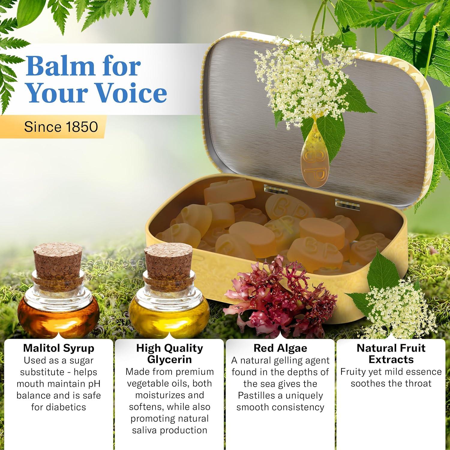 Pastillas Sin Azúcar Grether's Flor de Saúco 59.4 g - Alivio Garganta