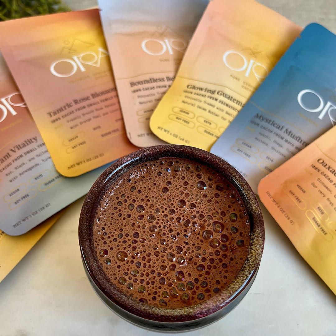 Kit de Cacao Ceremonial Orgánico Ora - 12 Paquetes de 28.3g