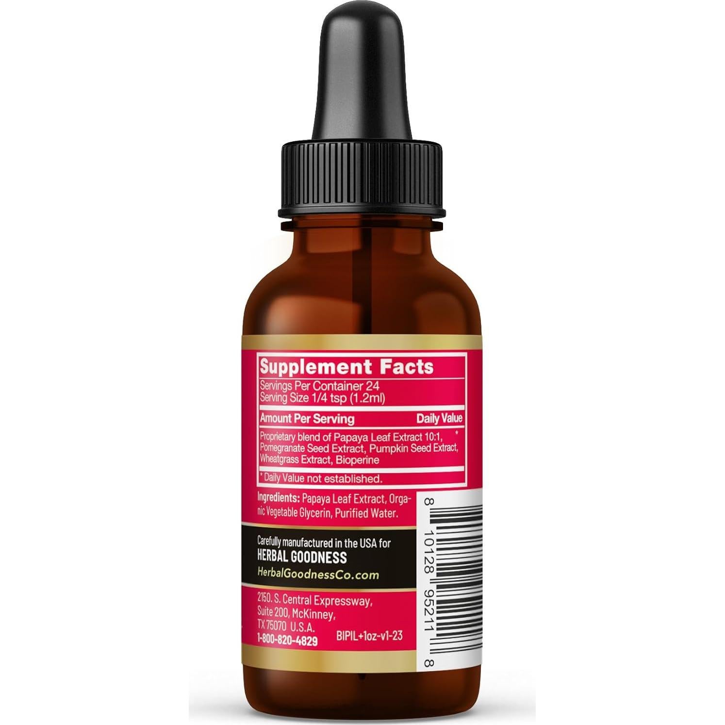 Suplemento Líquido Herbal Goodness 30ml - Aumento de Plaquetas