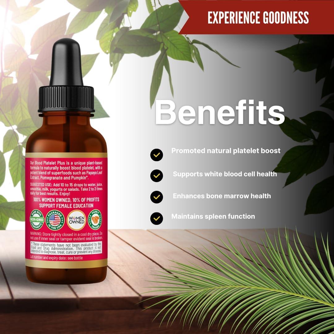 Suplemento Líquido Herbal Goodness 30ml - Aumento de Plaquetas